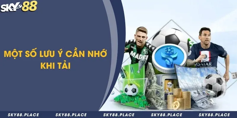 Tải Sky88 nhanh chóng – Trải nghiệm cá cược mọi lúc mọi nơi 3 Lưu ý khi cài đặt mà người chơi cần nắm